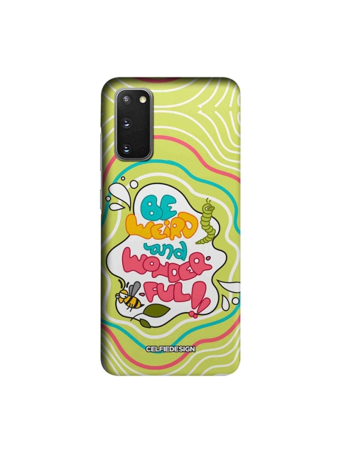 

CelfieDesign Green & White Printed Samsung Galaxy S20 Slim Back Case