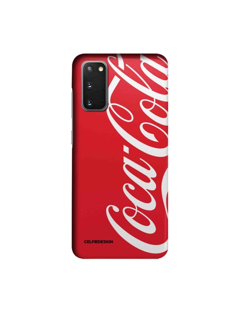 

CelfieDesign Red & White Printed Plastic Samsung Galaxy S20 Slim Back Case