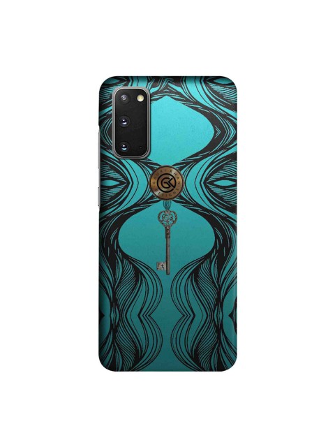 

CelfieDesign Blue & Black Hanging Key Samsung Galaxy S20 Slim Back Case
