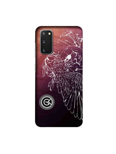 

CelfieDesign Purple & White Printed Plastic Samsung Galaxy S20 Slim Back Case
