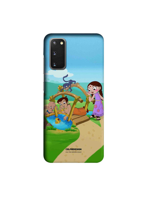 

CelfieDesign Black & Green Chota Bheem & The Duck Samsung Galaxy S20 Slim Back Case, Blue
