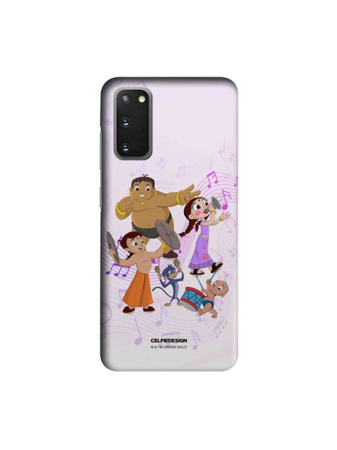 

CelfieDesign Purple & Beige Chota Bheem Musical Samsung Galaxy S20 Slim Back Case