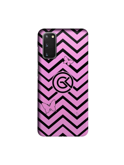 

CelfieDesign Pink & Black Waves Samsung Galaxy S20 Slim Back Case
