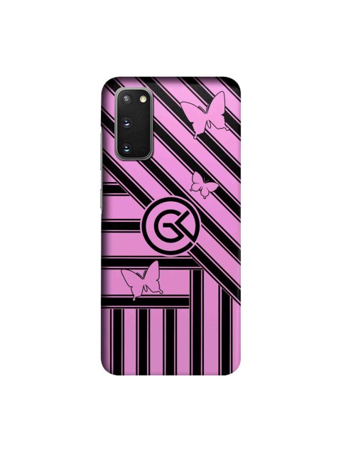 

CelfieDesign Purple & Black Printed Plastic Samsung Galaxy S20 Slim Back Case