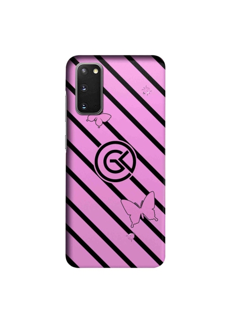 

CelfieDesign Pink & Black Rain Samsung Galaxy S20 Slim Back Case