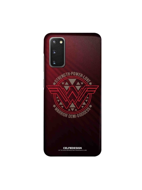 

CelfieDesign Maroon & Red Printed Plastic Samsung Galaxy S20 Slim Back Case