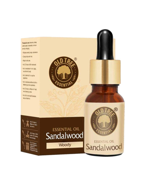

OLD TREE Sandalwood Essential Oil For Skin & Hair 15 ml, Beige