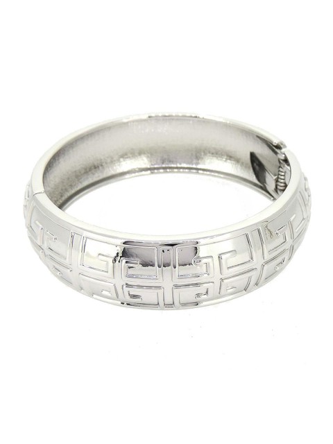 

Tistabene Women Silver-Toned Rhodium-Plated Kada Bracelet