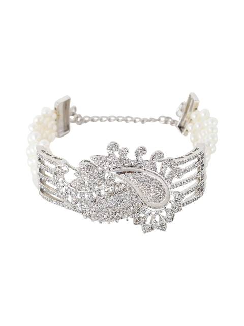 

Tistabene Women Silver-Plated Bangle-Style Bracelet