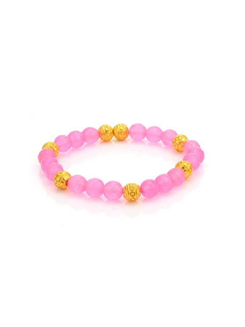 

Tistabene Women Pink & Gold-Plated Bracelet