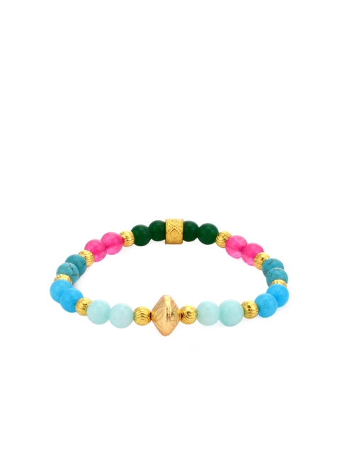 

Tistabene Women Gold-Toned & Blue Rhodium-Plated Bracelet