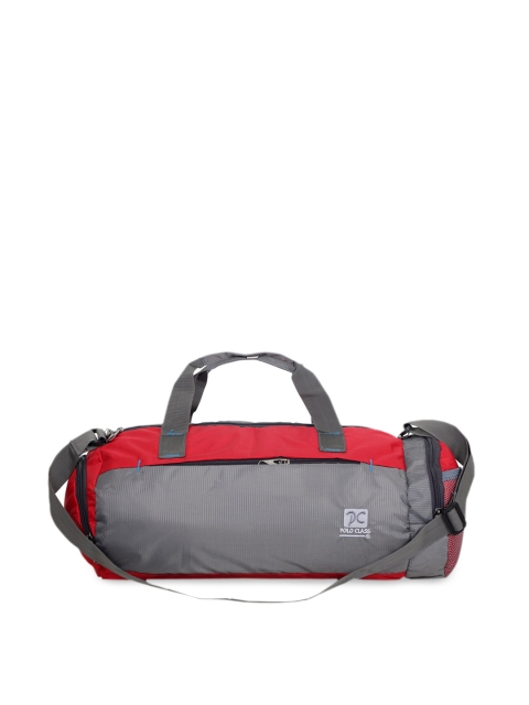 

Polo Class Red & Grey Colourblocked Gym Duffel Bag