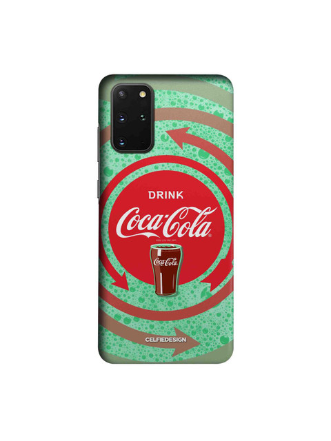 

CelfieDesign Red & White Around The Coke Samsung Galaxy S20 Plus Slim Back Case, Green