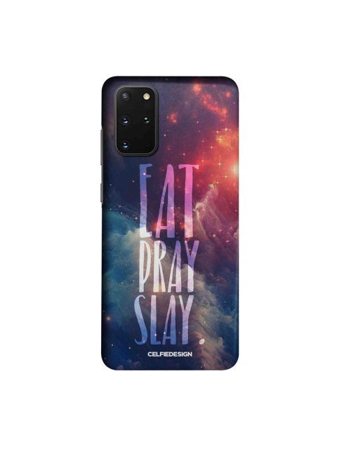 

CelfieDesign Blue & Orange Eat Pray Slay Plastic Samsung Galaxy S20 Plus Slim Back Case