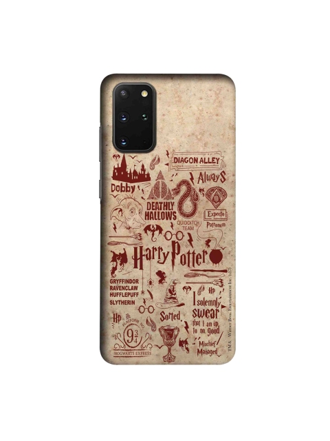 

CelfieDesign Beige & Red Printed Plastic Samsung Galaxy S20 Plus Slim Back Case