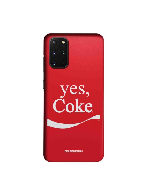 

CelfieDesign Red & White Yes Coke Printed Samsung Galaxy S20 Plus Slim Back Case