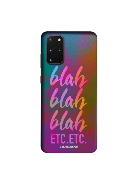 

CelfieDesign Multi-Coloured Blah Bla Printed Samsung Galaxy S20 Plus Slim Back Case