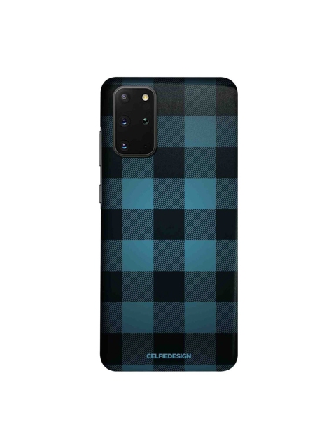 

CelfieDesign Blue & Black Checkmate Samsung Galaxy S20 Plus Slim Back Case