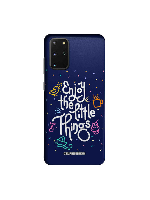 

CelfieDesign Multicolored Enjoy The Little Things Samsung Galaxy S20 Plus Slim Back Case, Multi