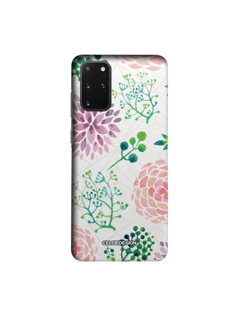 

CelfieDesign White & Green Ferns & Flowers Samsung Galaxy S20 Plus Slim Back Case