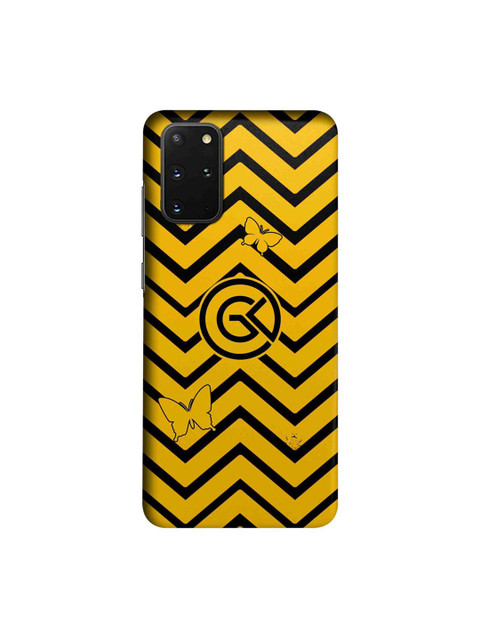

CelfieDesign Yellow & Black Waves Samsung Galaxy S20 Plus Slim Back Case