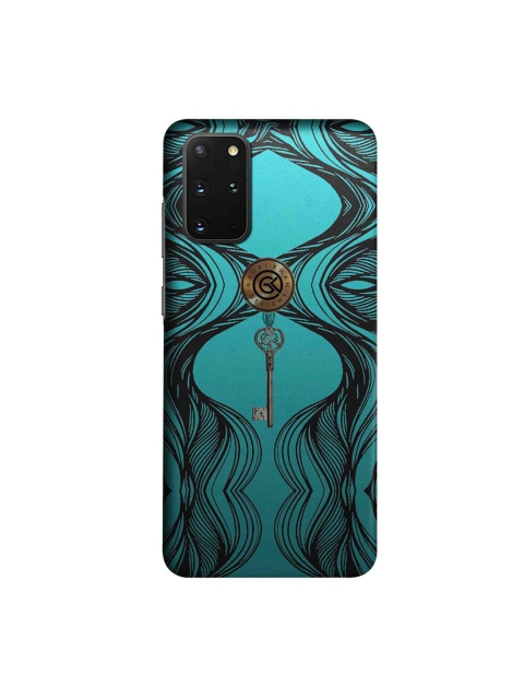 

CelfieDesign Blue & Black Hanging Key Samsung Galaxy S20 Plus Slim Back Case