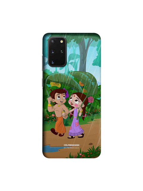 

CelfieDesign Green & Orange Bheem & Chutki In Rainforest Samsung Galaxy S20 Plus Back Case