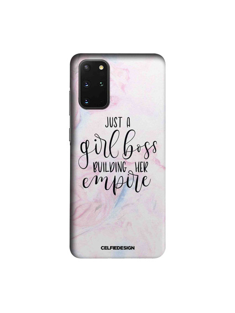 

CelfieDesign Pink & White Girl Boss Samsung Galaxy S20 Plus Slim Back Case