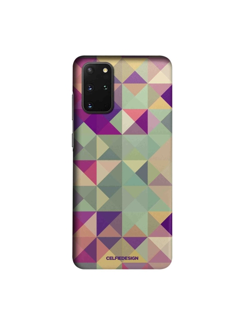

CelfieDesign Multicoloured Geometric Samsung Galaxy S20 Plus Slim Back Case, Multi