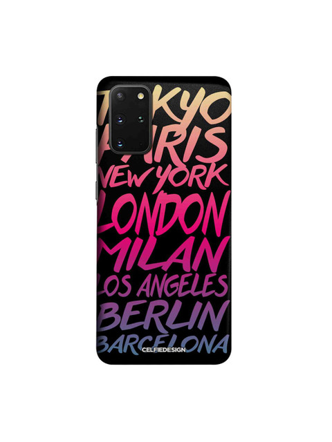 

CelfieDesign Multicoloured Cities Samsung Galaxy S20 Plus Slim Back Case, Multi