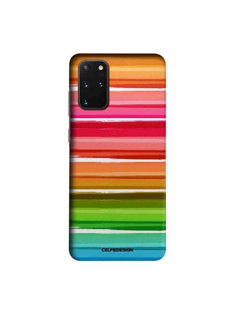 

CelfieDesign Multicoloured Striped Samsung Galaxy S20 Plus Slim Back Case, Multi