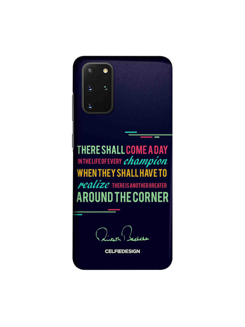 

CelfieDesign Multicoloured AB Quotes Samsung Galaxy S20 Plus Slim Back Case, Multi