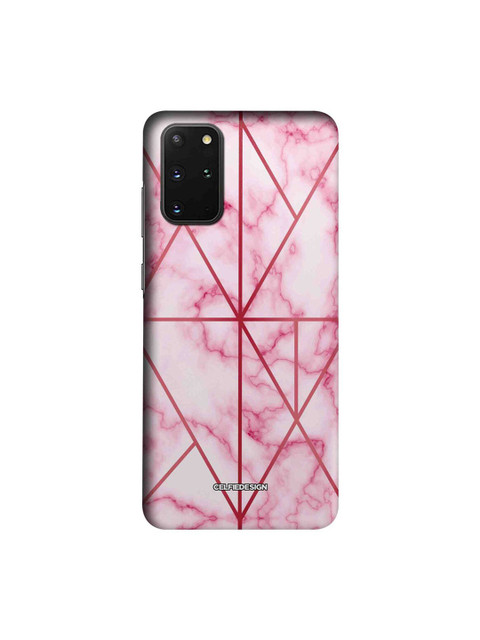 

CelfieDesign White & Pink Marble Rose Samsung S20 Plus Slim Back Case