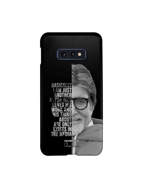 

CelfieDesign Black AB Wise Words - Slim Case for Samsung S10E