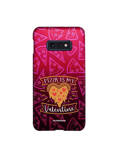 

CelfieDesign Multicoloured Pizza Is My Valentine Printed Samsung S10E Slim Case, Multi