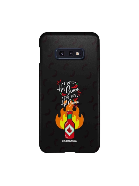 

CelfieDesign Black & Yellow Hot Sauce Printed Samsung Galaxy S10E Slim Back Case