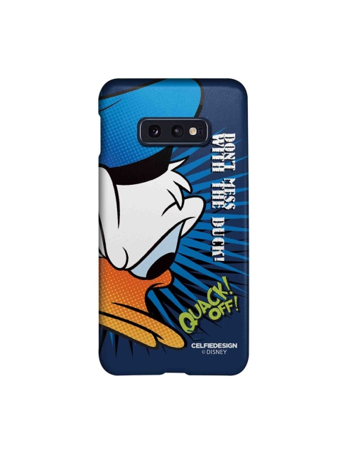 

CelfieDesign Multicolored Quack Off Printed Samsung S10E Slim Case, Multi