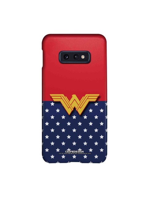 

CelfieDesign Red & Navy Blue Classic Wonder Woman Logo Samsung S10E Slim Back Case