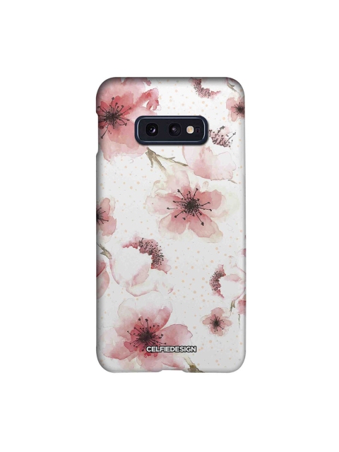 

CelfieDesign White & Pink Peach Pastels Samsung Galaxy S10E Slim Back Case