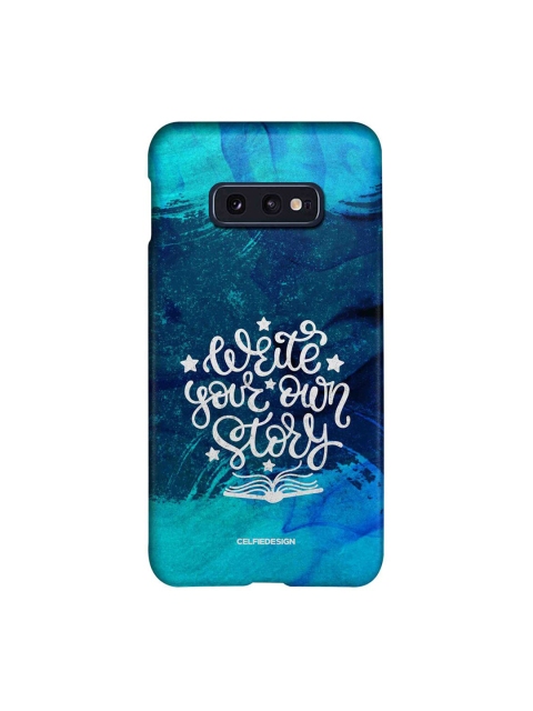 

CelfieDesign Blue Write Your Own Story Printed Samsung S10E Slim Case