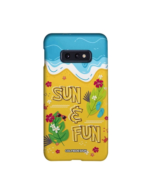 

CelfieDesign Yellow Sun & Fun Printed Samsung S10E Slim Case