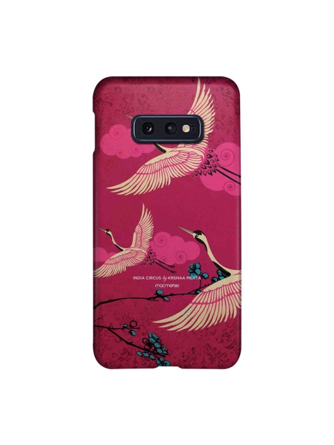 

CelfieDesign Pink & Cream Colored Flying flamingoes Samsung Galaxy S10E Slim Back Case