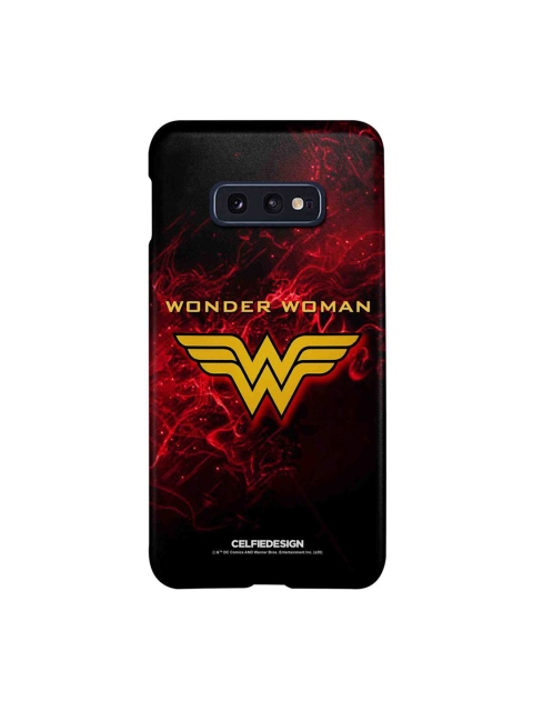 

CelfieDesign Multicoloured Wonder Woman Emblem Slim Back Case for Samsung S10E, Multi