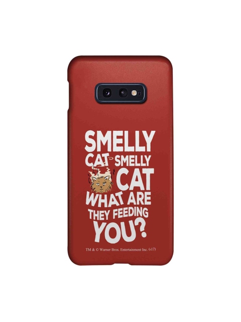 

CelfieDesign Red & White Friends Smelly Cat Print Samsung S10E Back Case