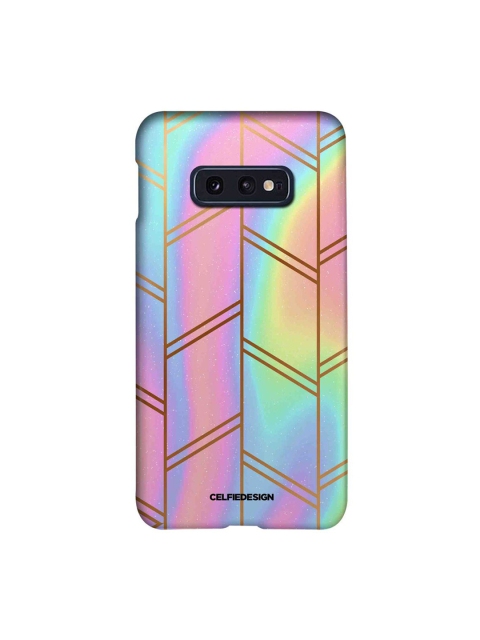 

CelfieDesign Multicoloured Printed Slim Back Case for Samsung S10E, Multi