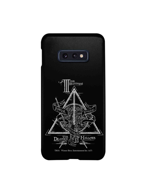 

CelfieDesign Black The Deathly Hallows Samsung S10E Slim Back Case