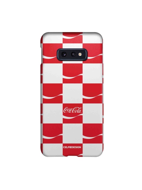 

CelfieDesign Red & White Dynamic Ribbon Samsung Galaxy S10E Slim Back Case