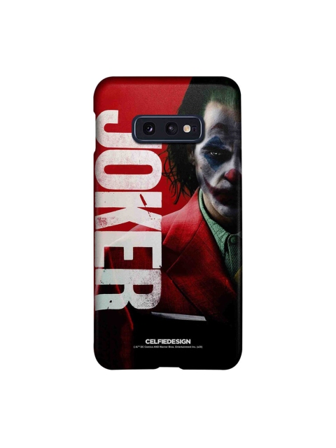 

CelfieDesign Red & Multicoloured Joker Printed Slim Case for Samsung S10E