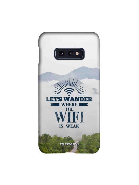 

CelfieDesign Multicoloured Wander without Wifi Print Samsung S10E Back Case, Multi