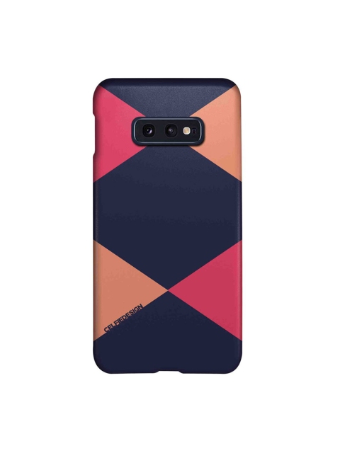 

CelfieDesign Blue & Pink Criss Cross Samsung S10E Slim Back Case